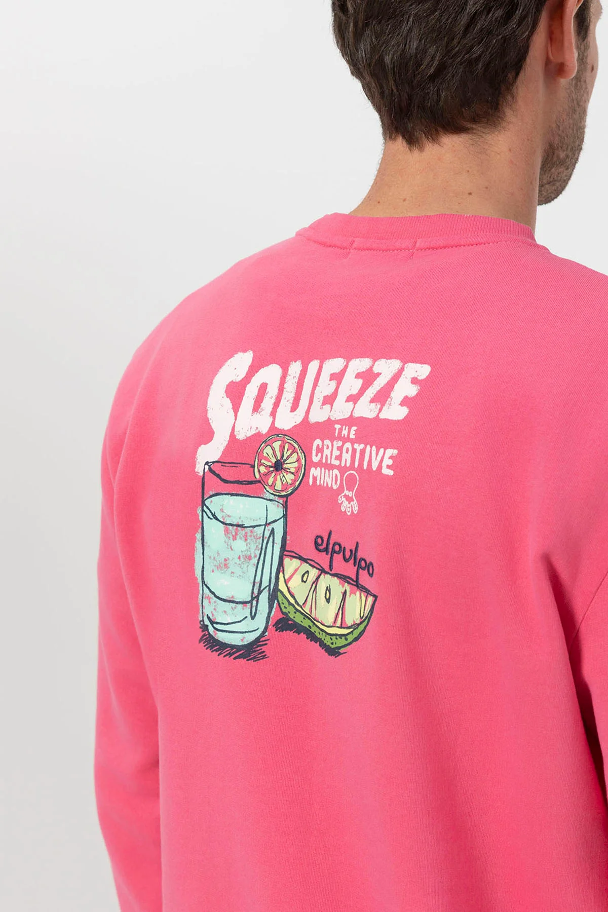 SUDADERA ESTAMPADO SQUEEZE ROSA CHICLE - Image 3
