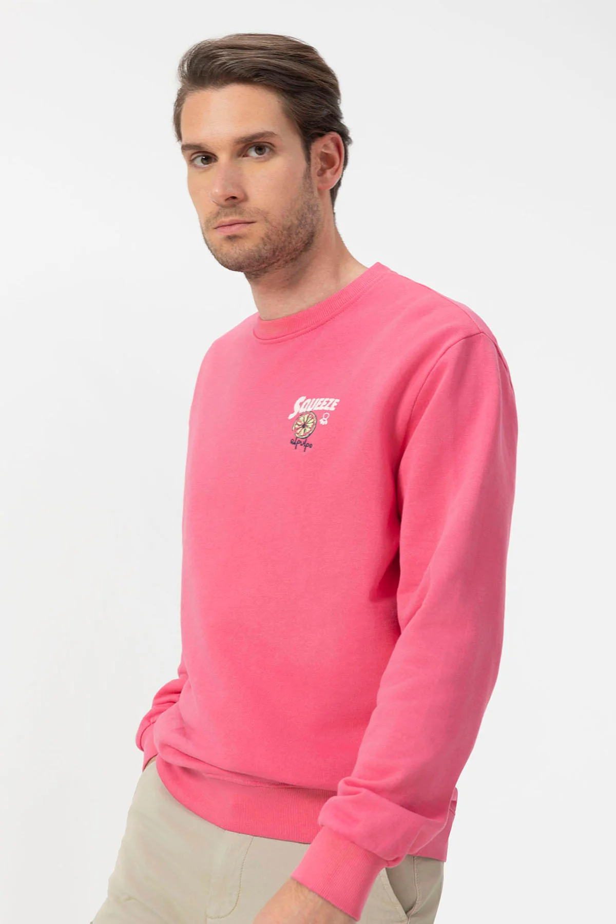 SUDADERA ESTAMPADO SQUEEZE ROSA CHICLE - Image 4