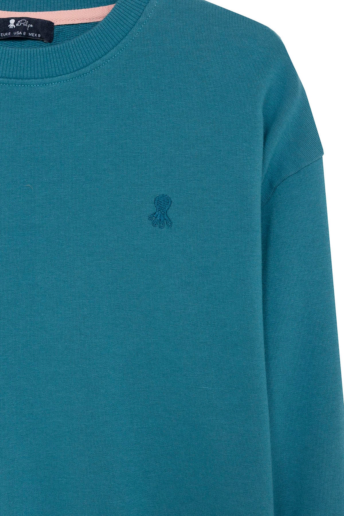 SUDADERA NIÑO BORDADO A TONO ELPULPO  AZUL ZAFIRO - Image 3