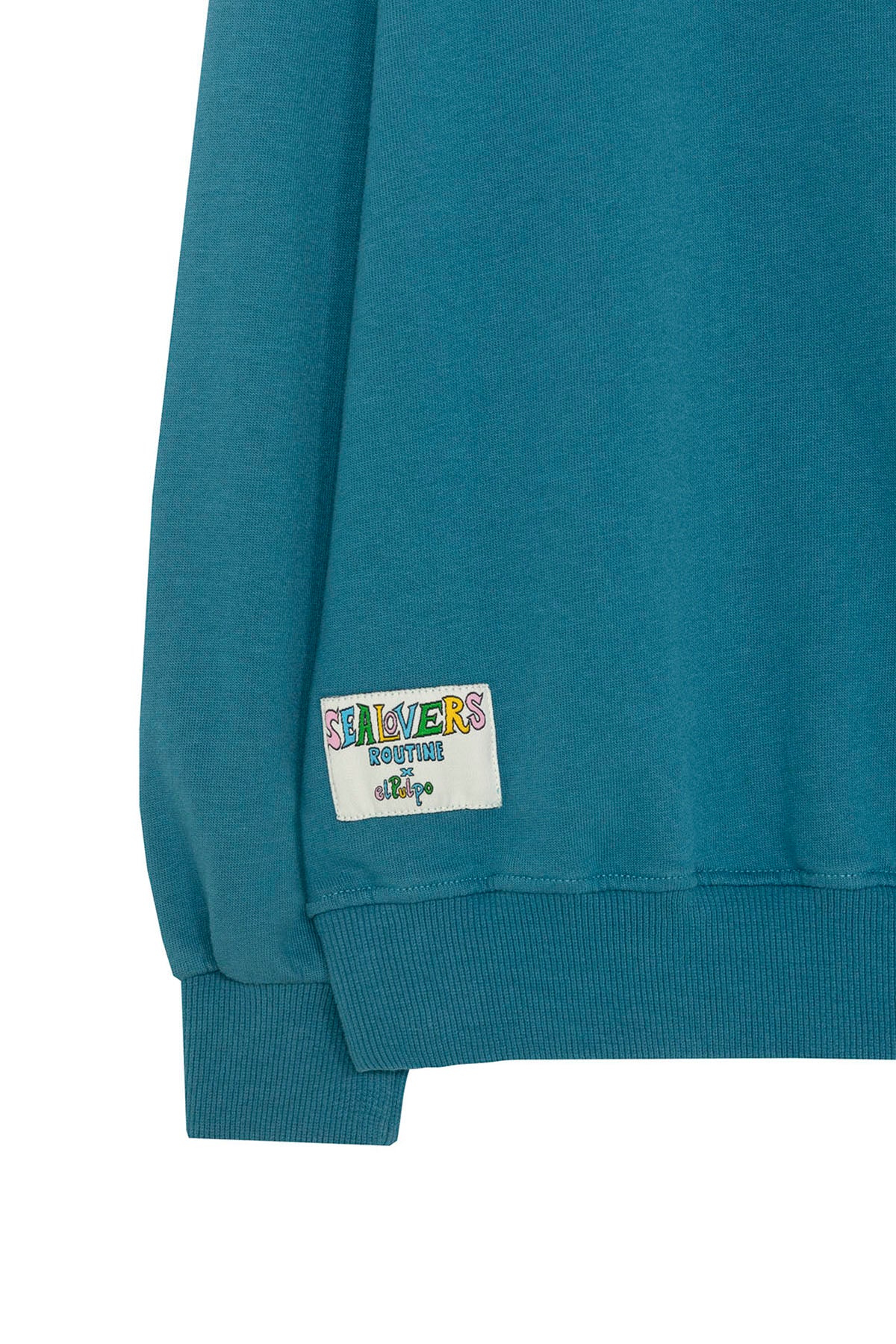SUDADERA NIÑO BORDADO A TONO ELPULPO  AZUL ZAFIRO - Image 4