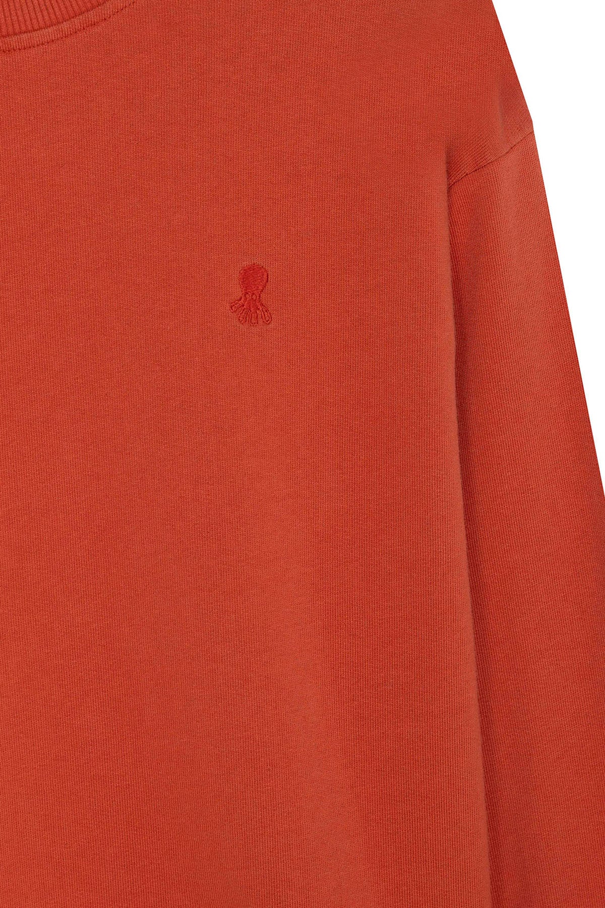 SUDADERA NIÑO BORDADO A TONO ELPULPO  TERRACOTA - Image 3