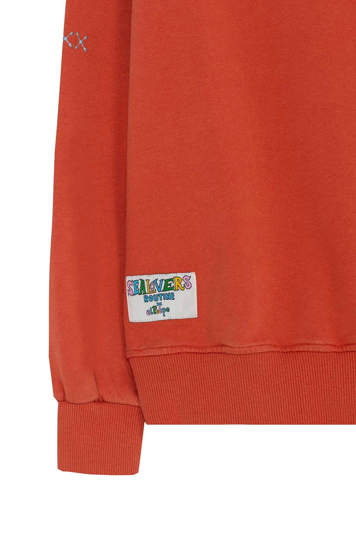 SUDADERA NIÑO BORDADO A TONO ELPULPO  TERRACOTA - Image 4