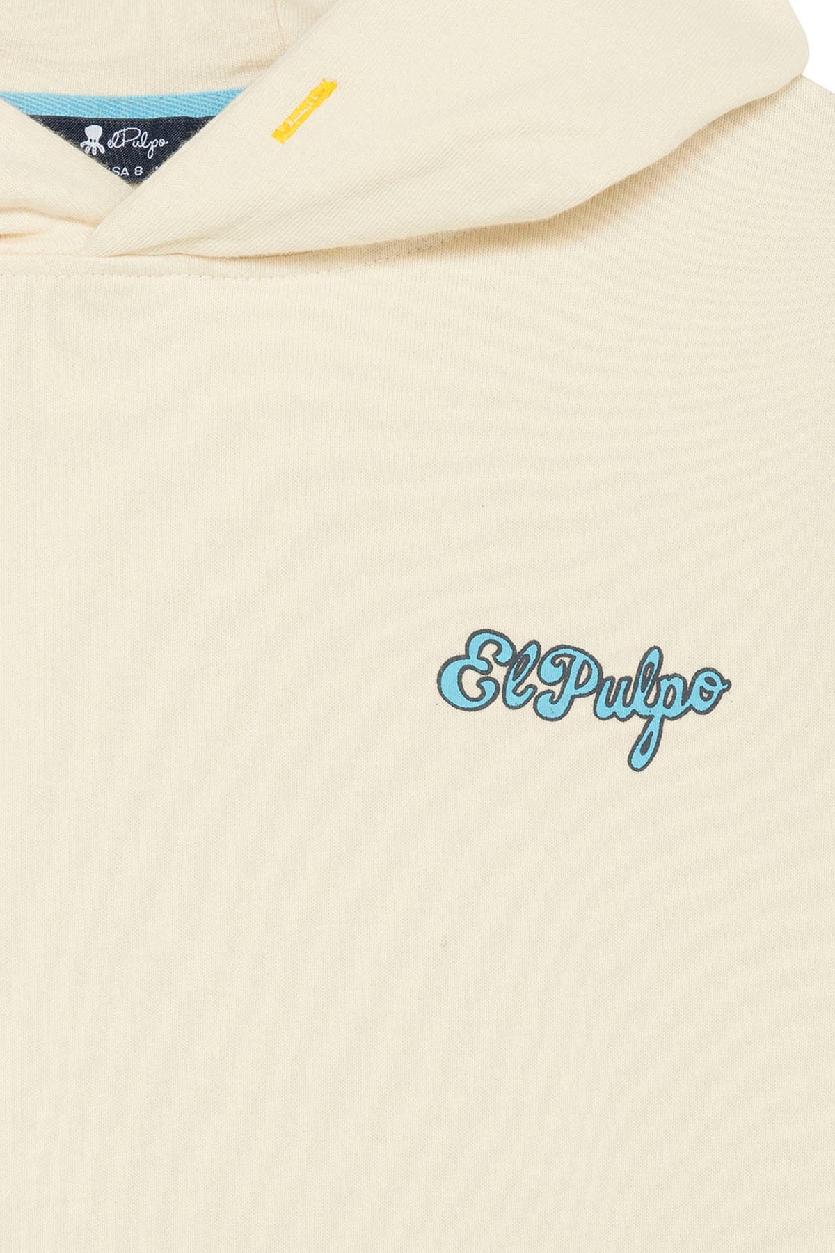 SUDADERA NIÑO CAPUCHA ESTAMPADO FRESH MARKET BLANCO ROTO - Image 3