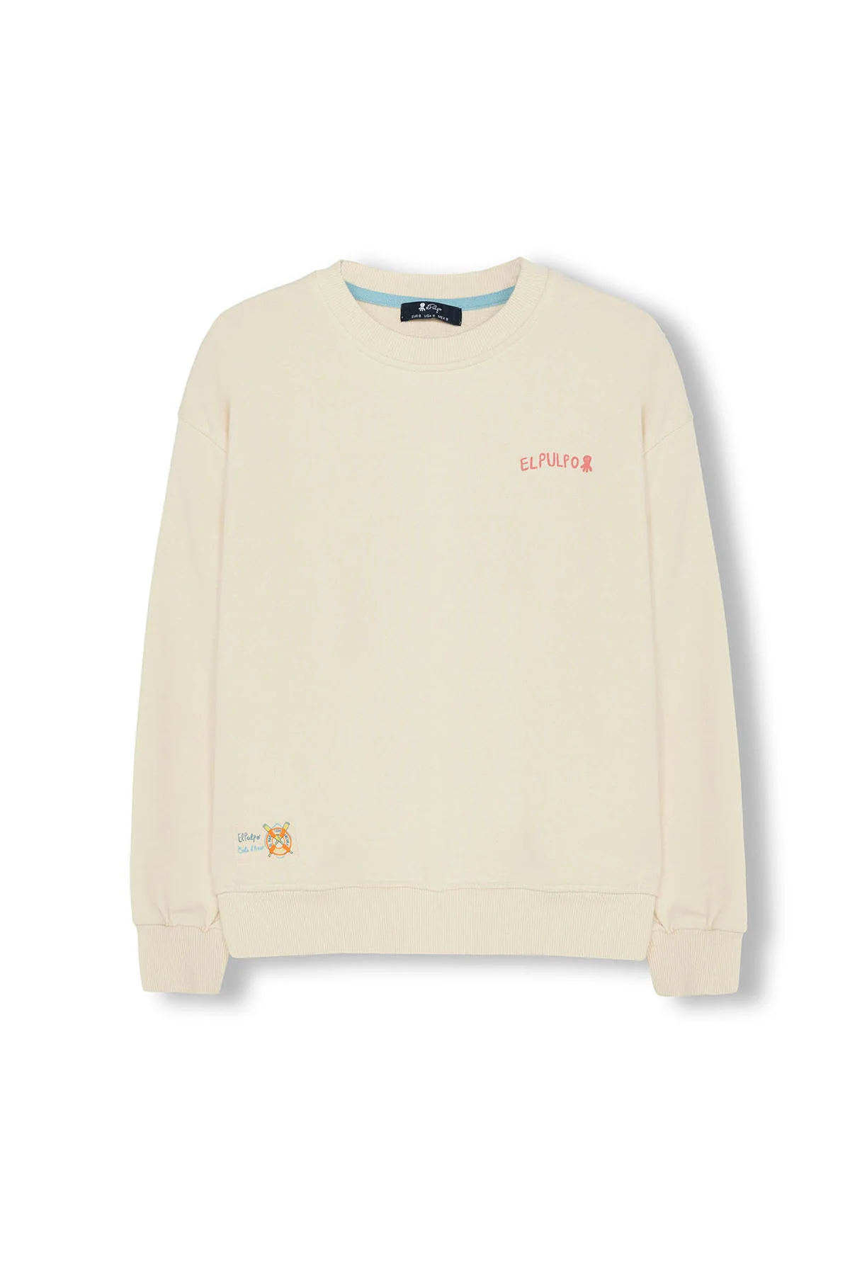 SUDADERA NIÑO OVERSIZE COTE D´AZUR BLANCO ROTO - Image 2