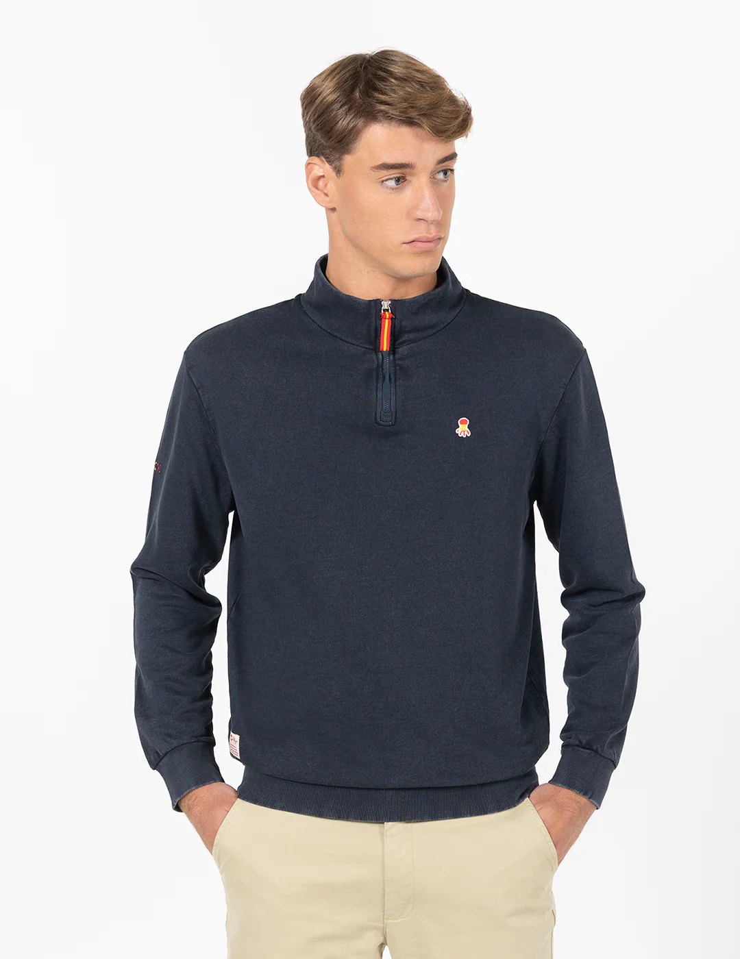 SUDADERA PERKINS RFEF PARCHE MARINO DELAVÉ - Image 3