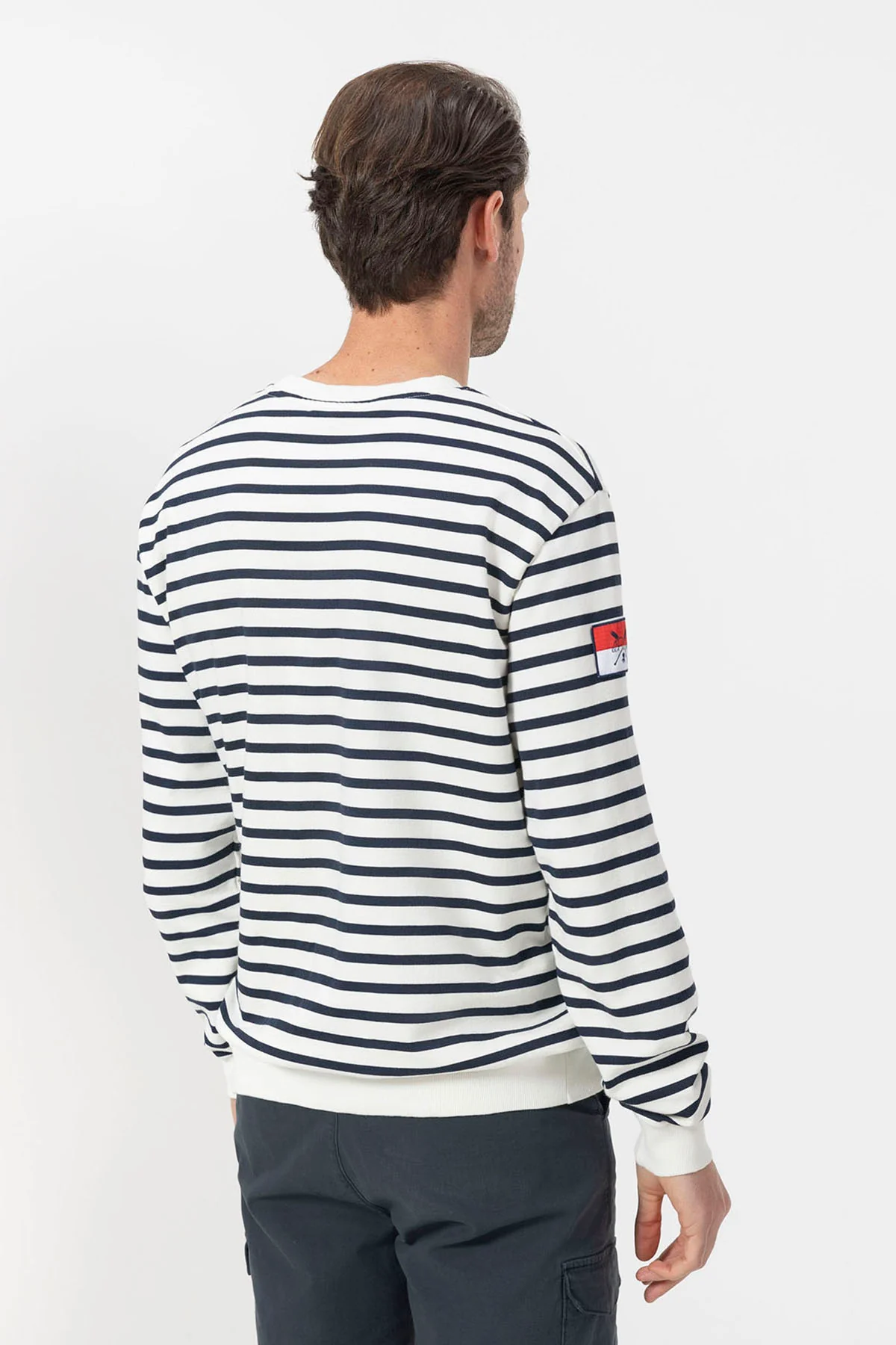 SUDADERA RAYAS MARINERAS ELPULPO BLANCO PURO - Image 5