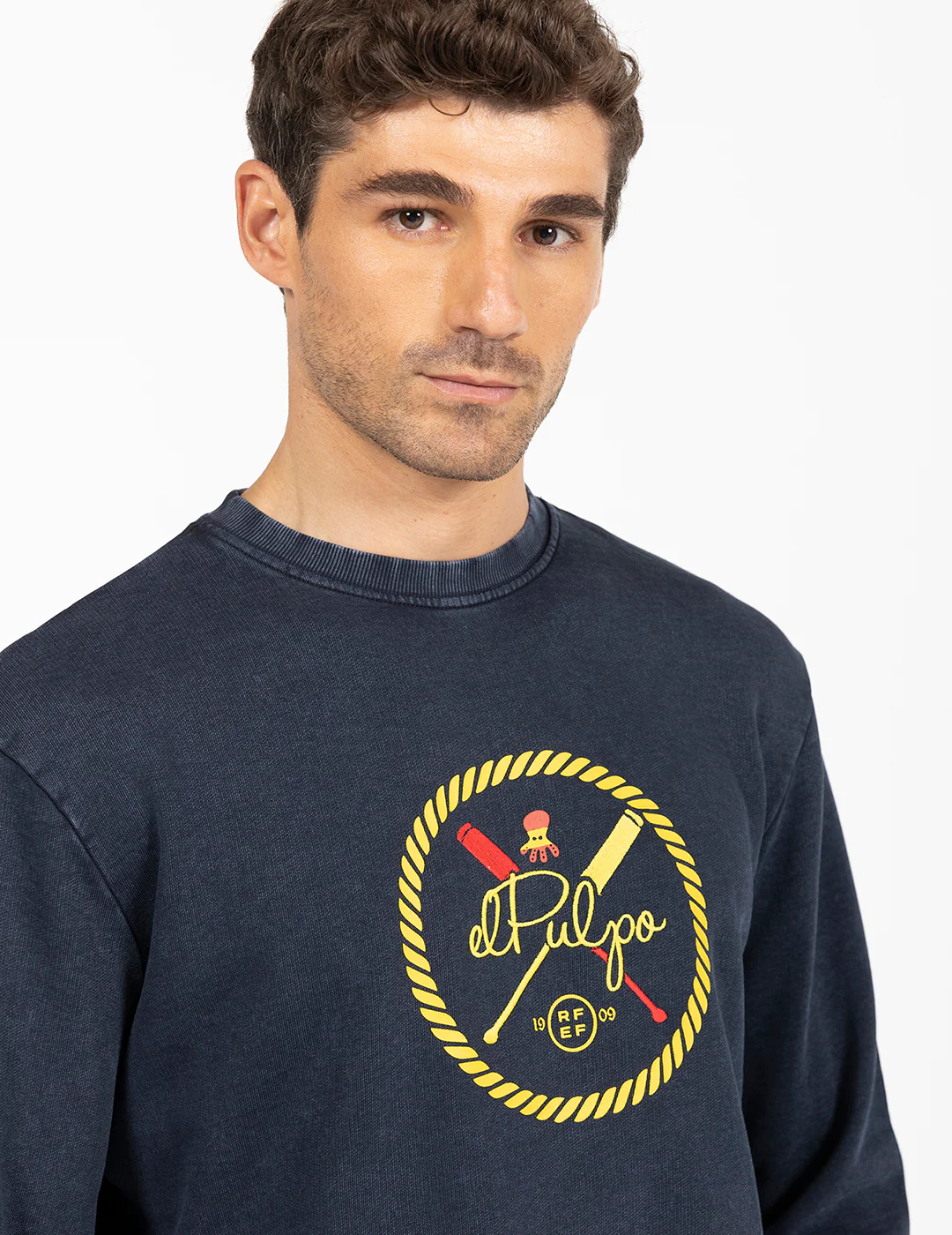 SUDADERA REMOS RFEF AZUL MARINO DELAVÉ - Image 2