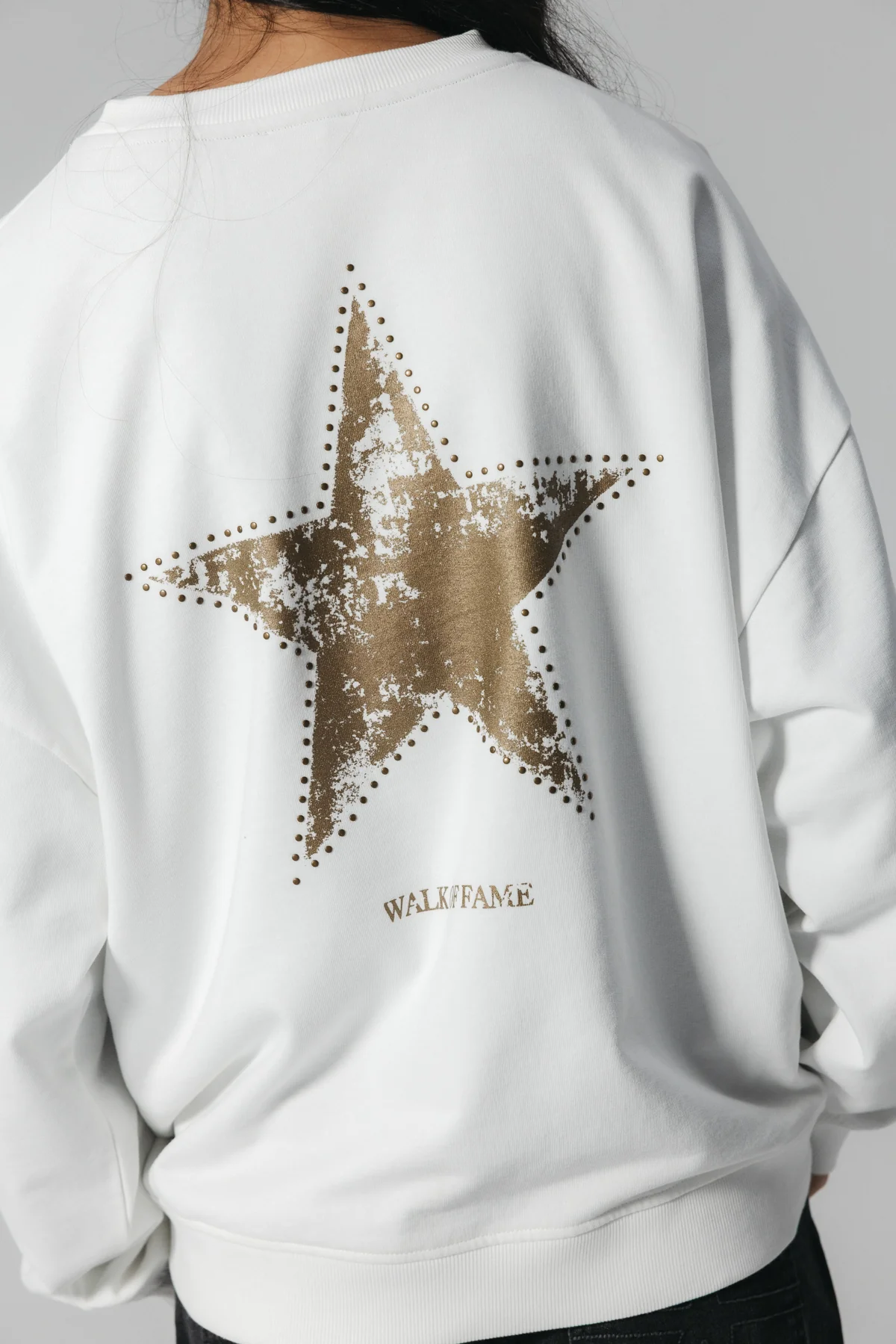 SUDADERA TEEN ESTRELLA TACHAS BLANCO PURO - Image 5