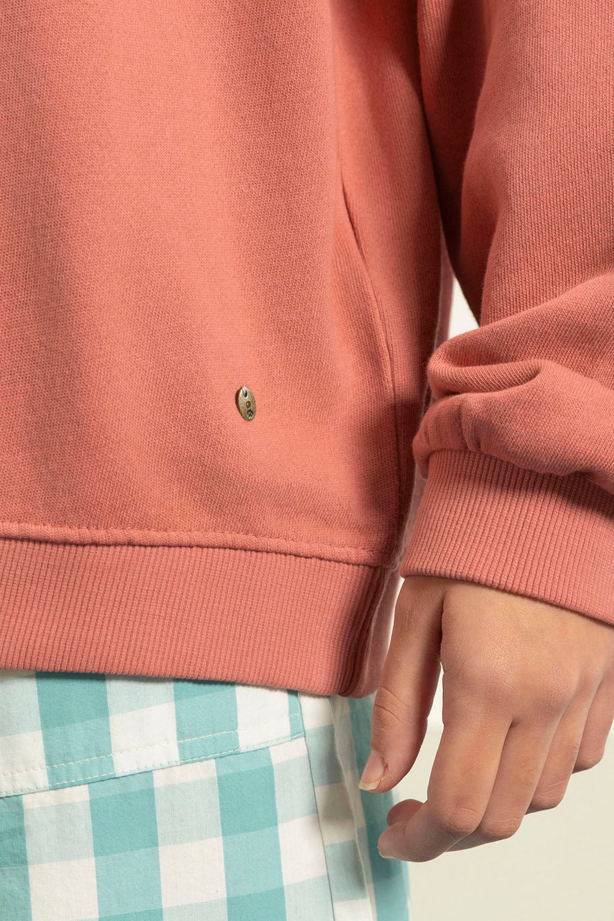 SUDADERA TEEN LAVADA GIRL YOU GOT THIS CORAL - Image 5