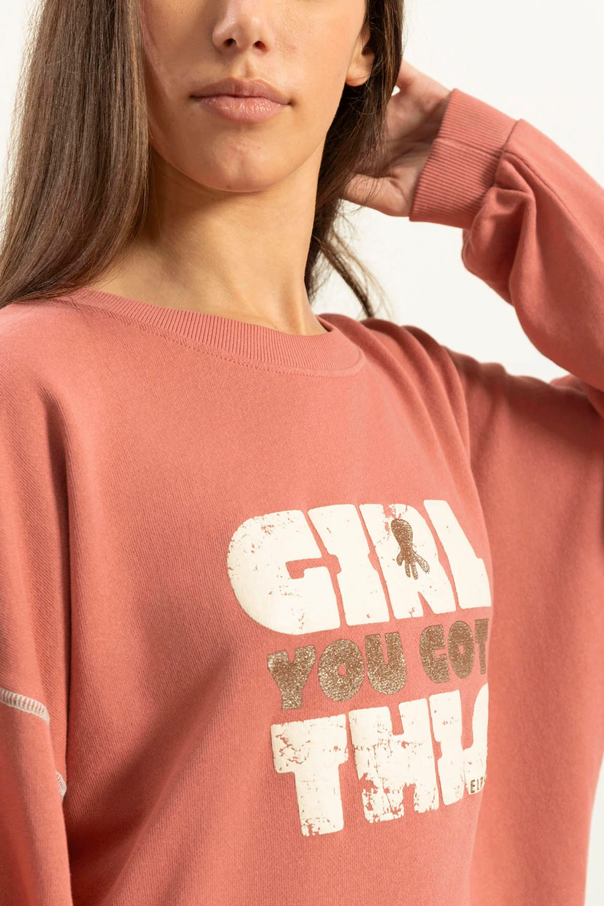 SUDADERA TEEN LAVADA GIRL YOU GOT THIS CORAL - Image 6