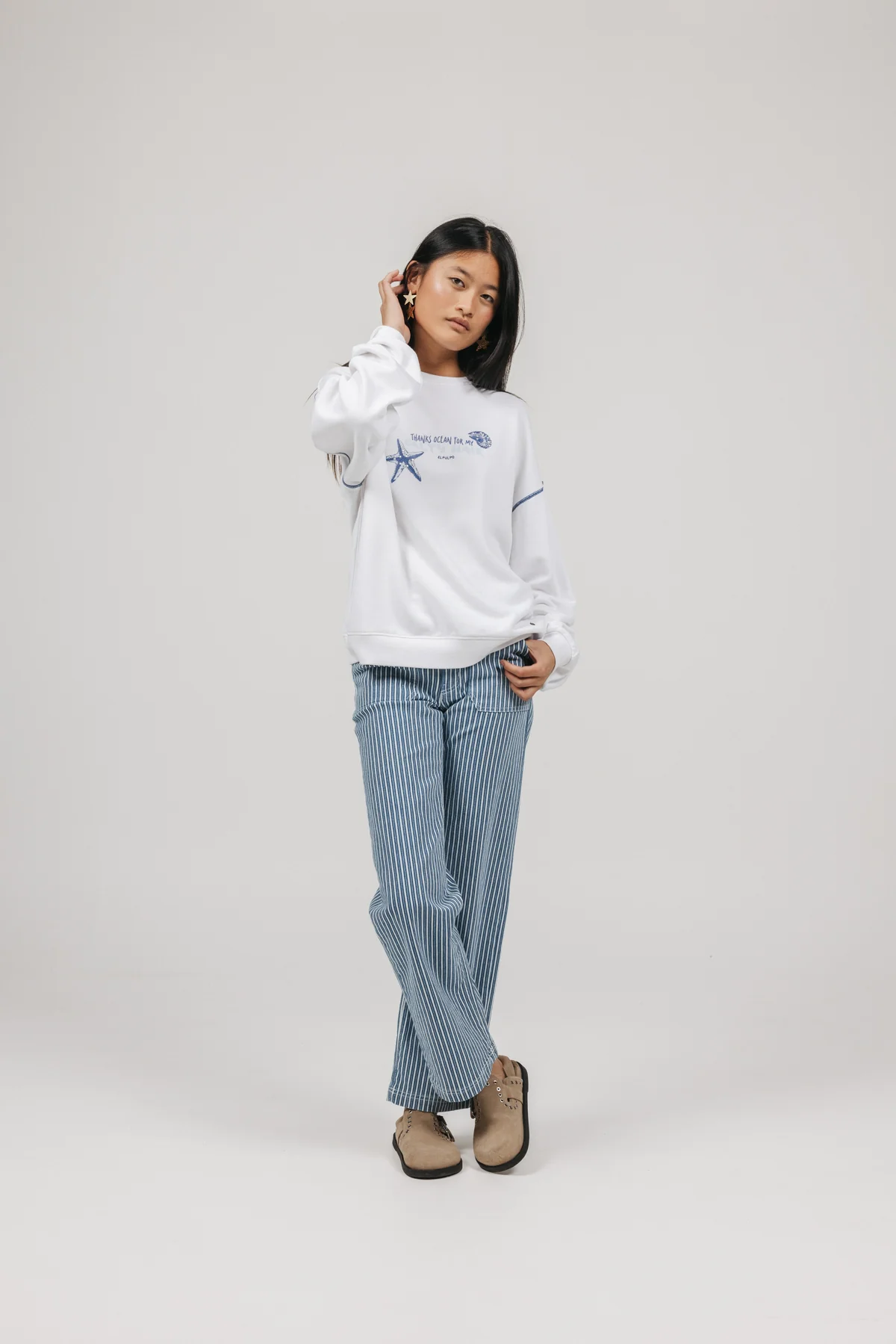 SUDADERA TEEN SALTY HAIR BLANCO PURO - Image 3