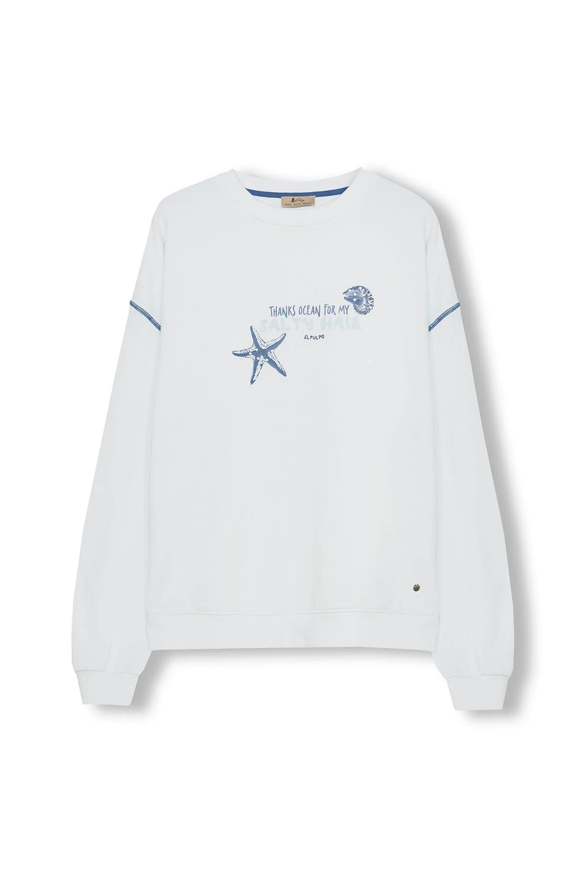 SUDADERA TEEN SALTY HAIR BLANCO PURO - Image 5