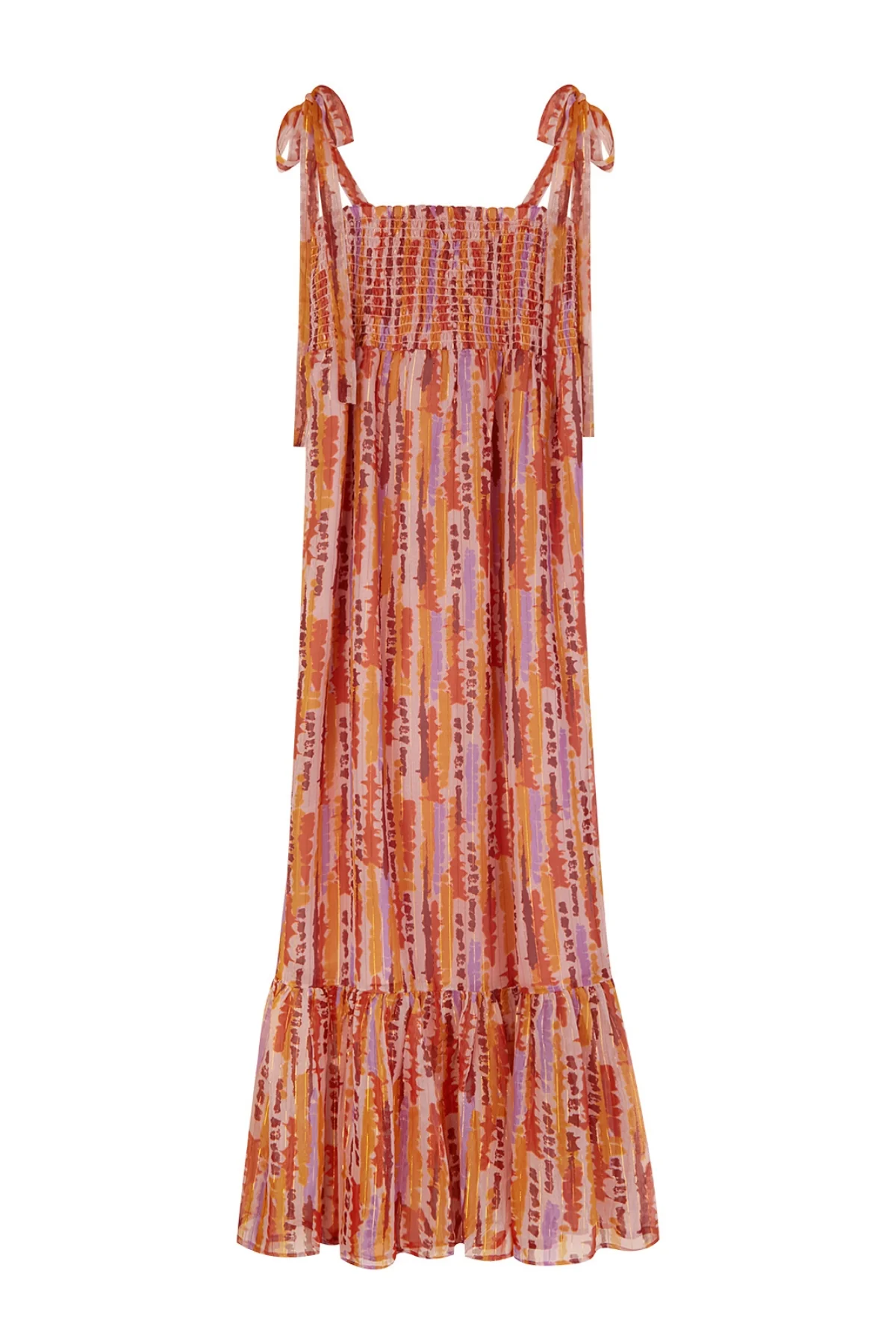 VESTIDO TEEN RAYAS LÚREX MULTICOLOR - Image 7